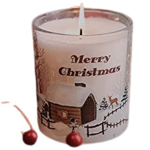 Yinuo Light Christmas Scented Candle Pine tree