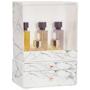 Glamlily Marble Makeup with Perfume Display