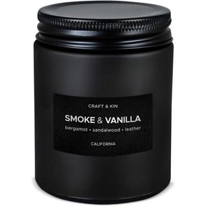 Craft & Kin Smoke & Vanilla Scented Candle