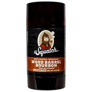 Dr. Squatch Men’s natural deodorant wood barrel bourbon