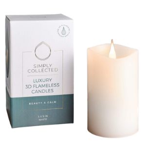 Beauty & Calm Collected Flickering Flameless Candle