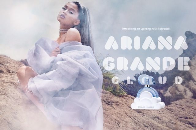 cloud ariana grande advert campaign