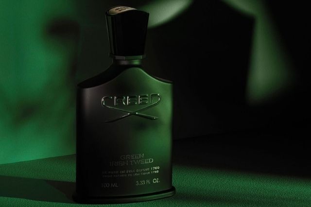 creed green irish tweed advertising campaign