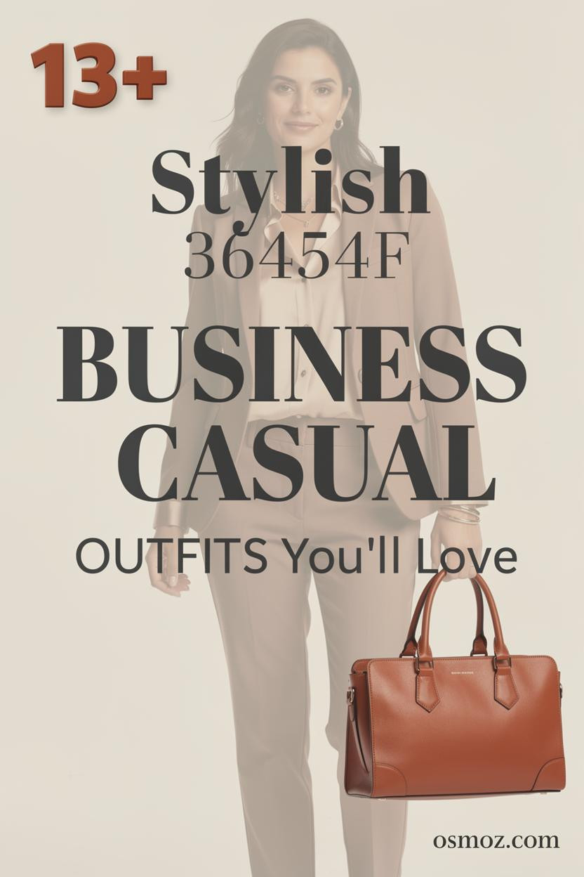 13+ Stylish Business Casual Outfits You'll Love
