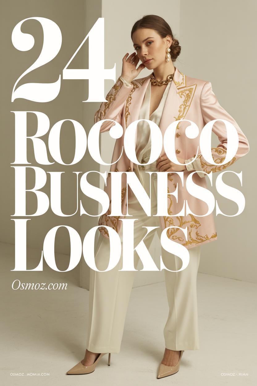 24+ Stunning Rococo Business Attire Ideas You Need
