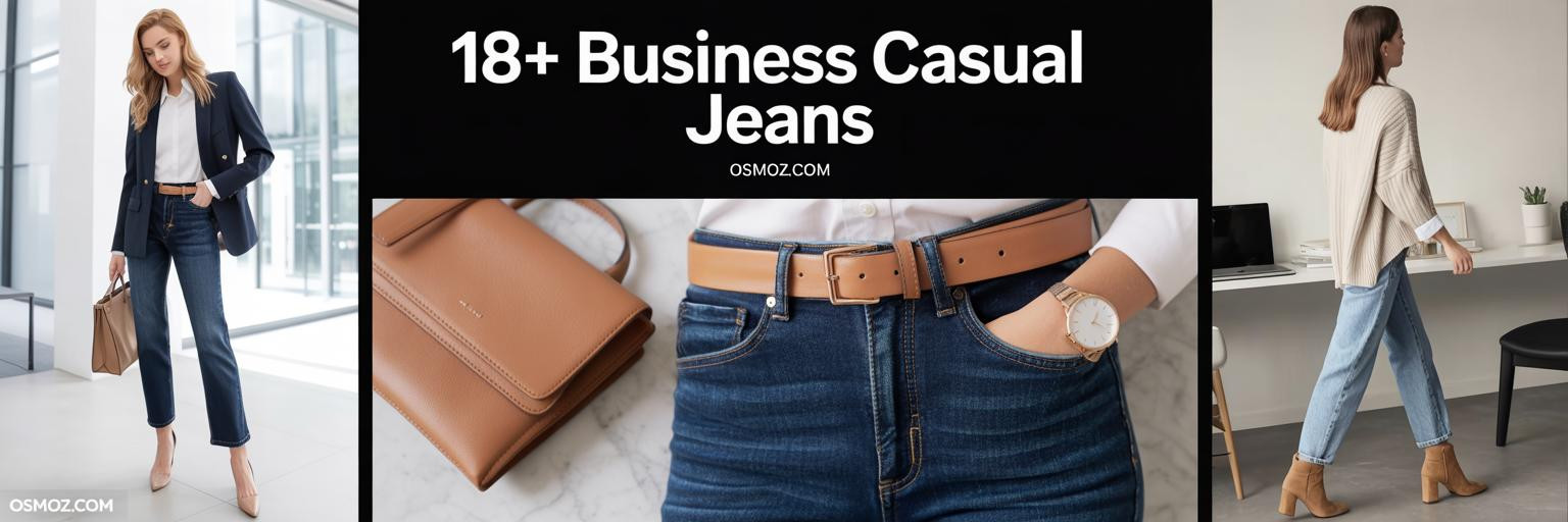 18+ Stylish Business Casual Outfits Jeans You'll Love
