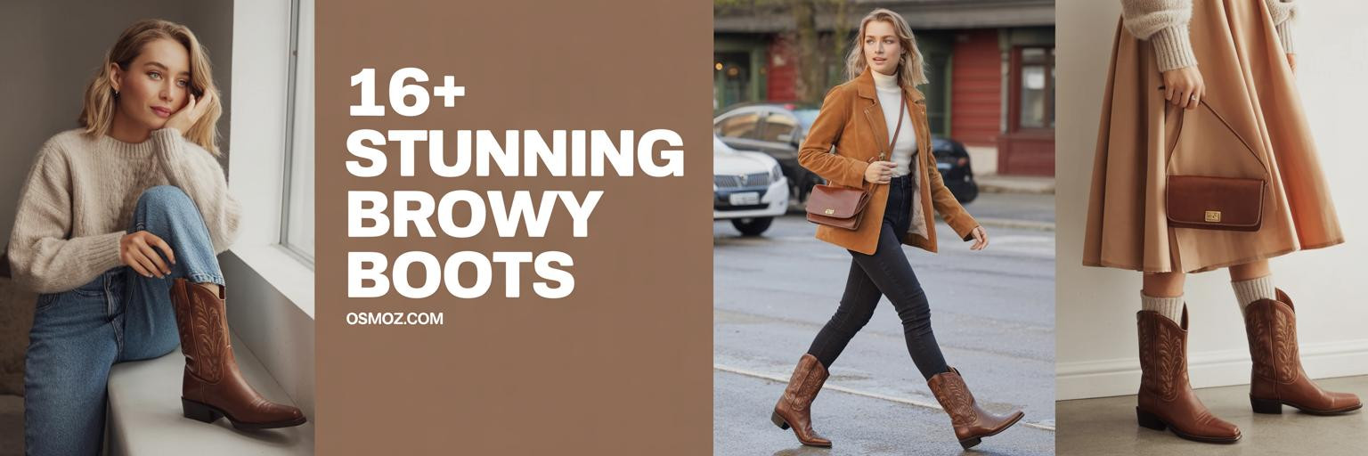 16+ Stunning Brown Cowboy Boots Outfit Ideas You'll Love
