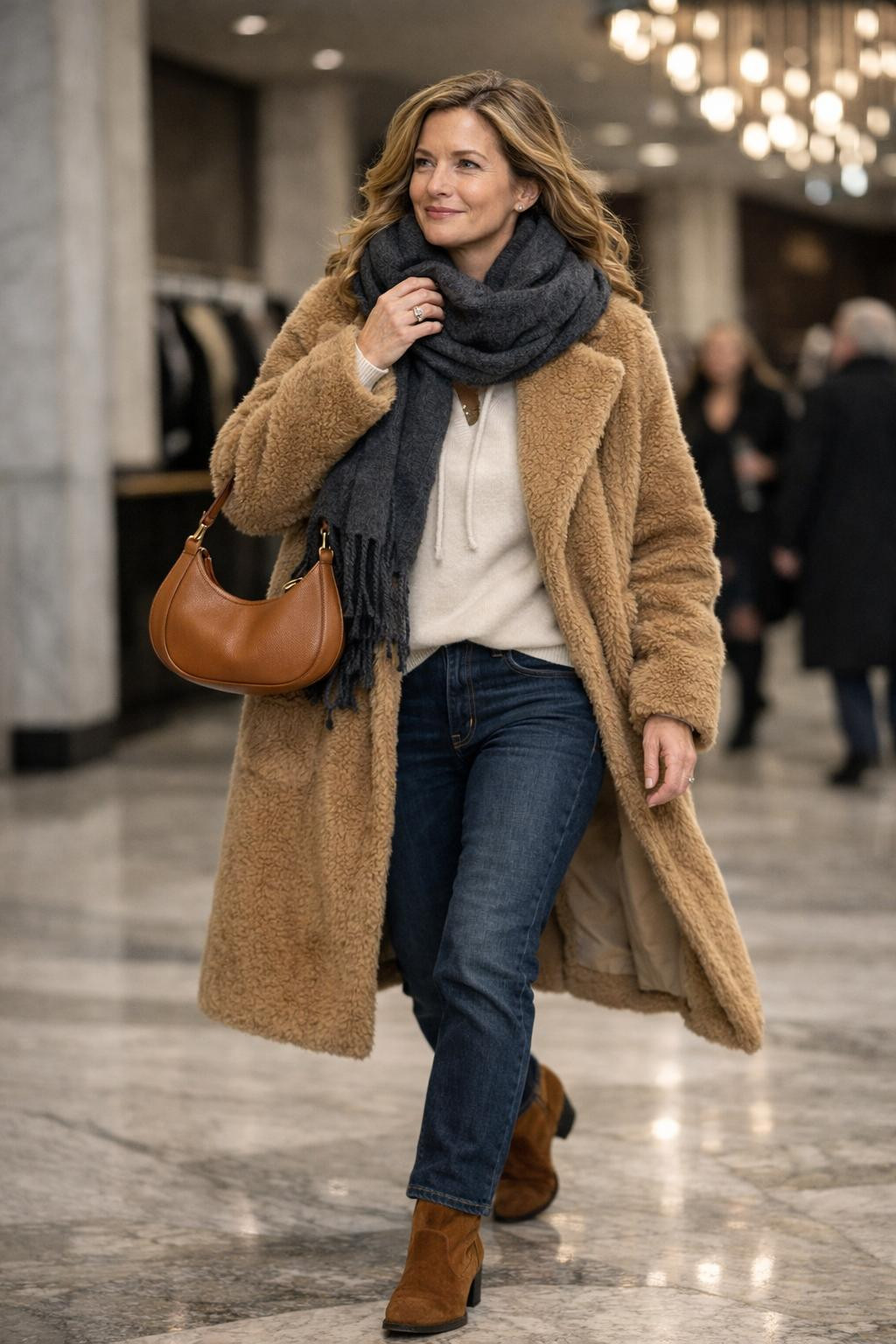 Winter concert outfit ideas for mature style with elegant layers