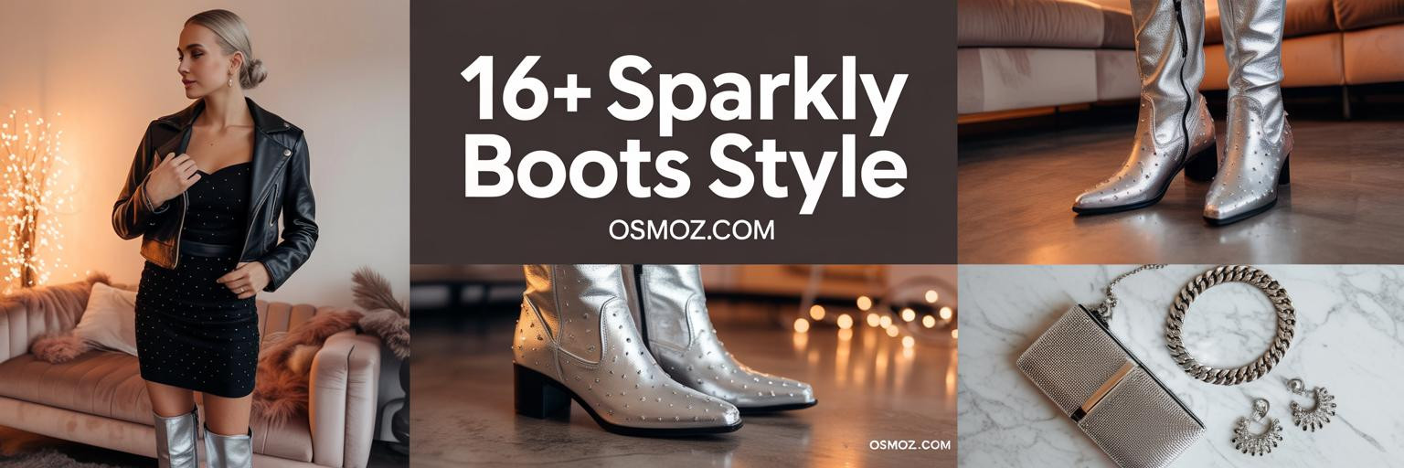 16+ Stunning Sparkly Boots Outfit Ideas You'll Love
