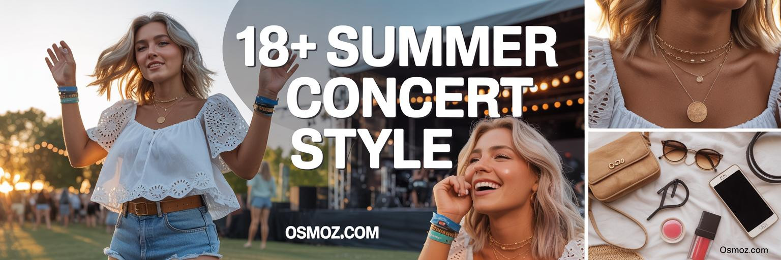 18+ Stunning Summer Concert Outfits You'll Love