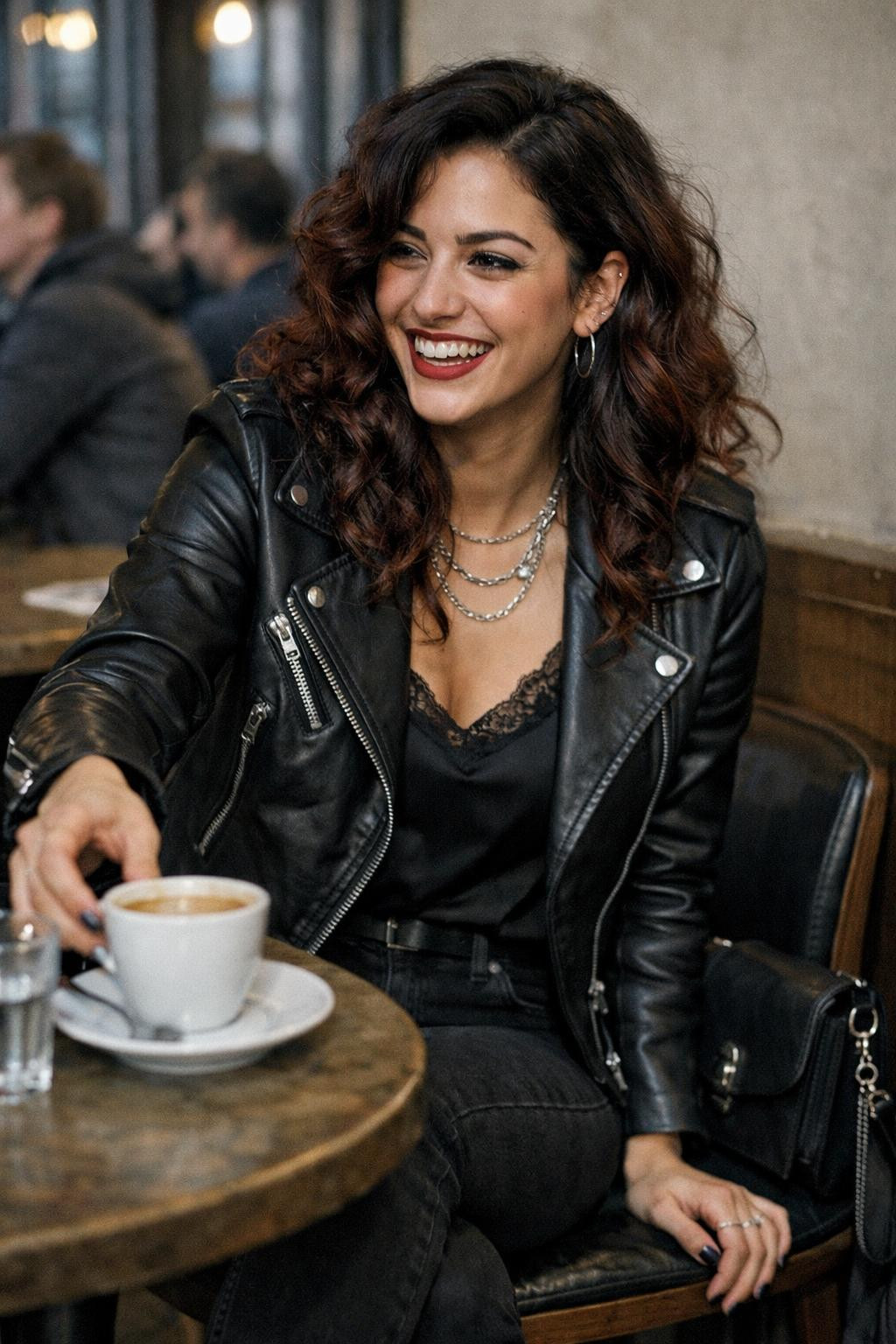 Valentine's Day hairstyles with voluminous curls and romantic waves
