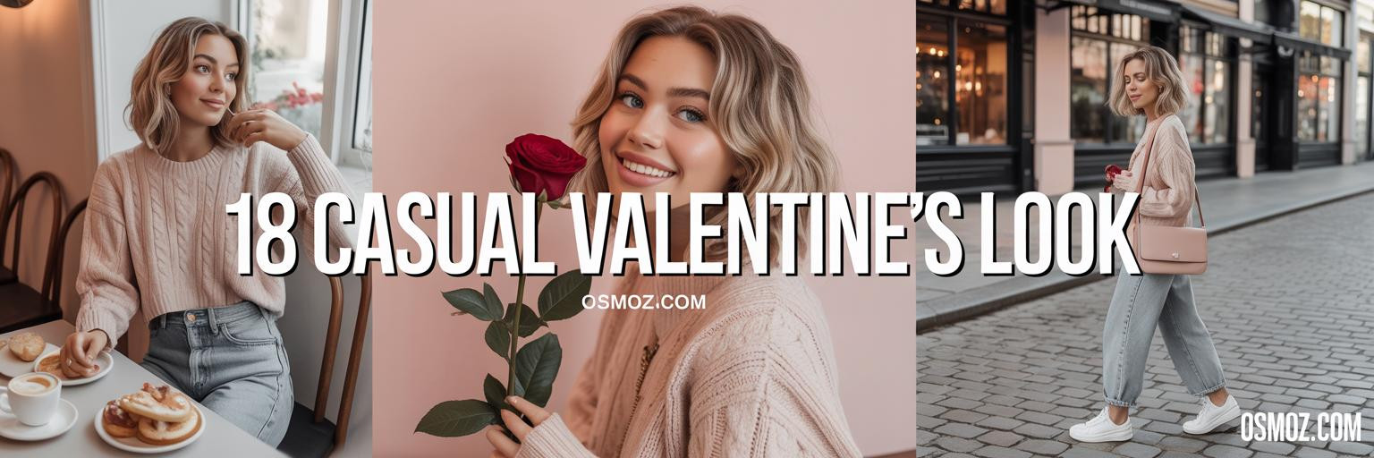 18+ Casual Valentine's Outfit Ideas for Relaxed Romance
