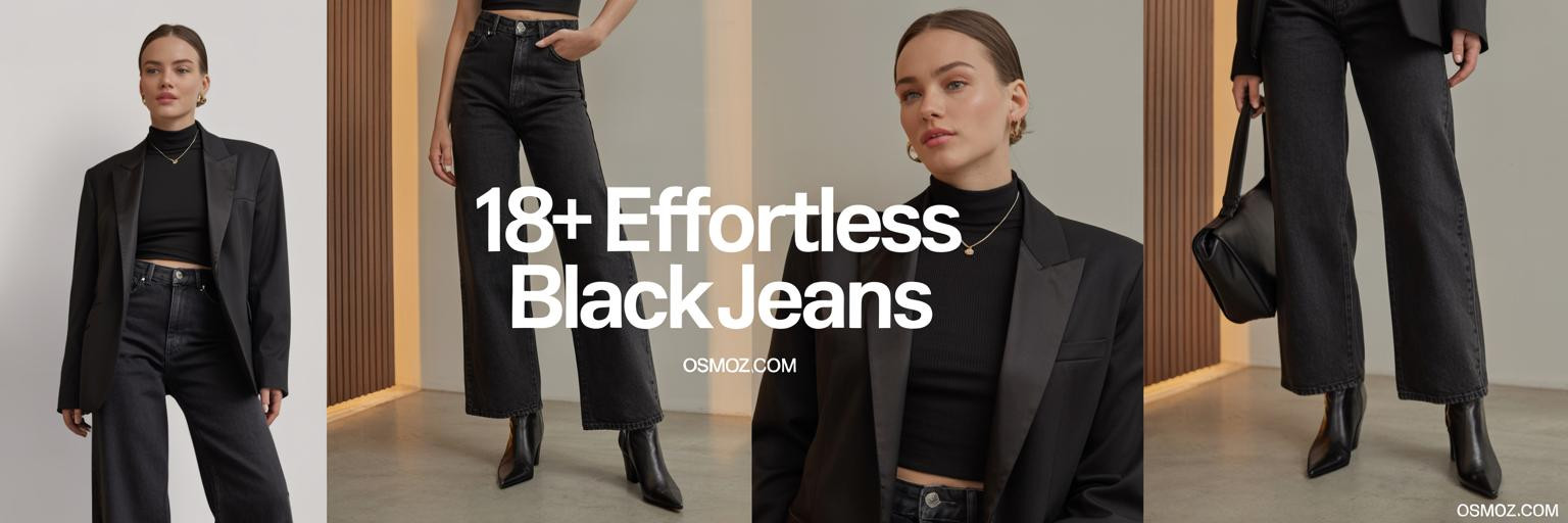 18+ Black Jeans Outfit Looks That Feel Effortless
