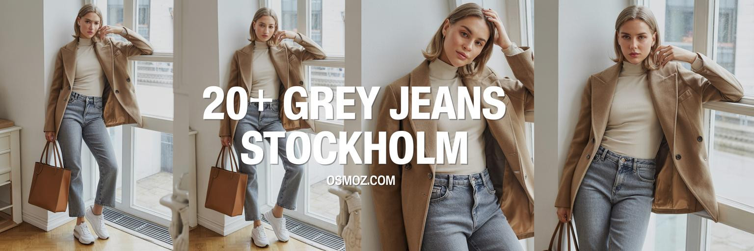 20+ Grey Jeans Outfit Ideas with Stockholm Ease
