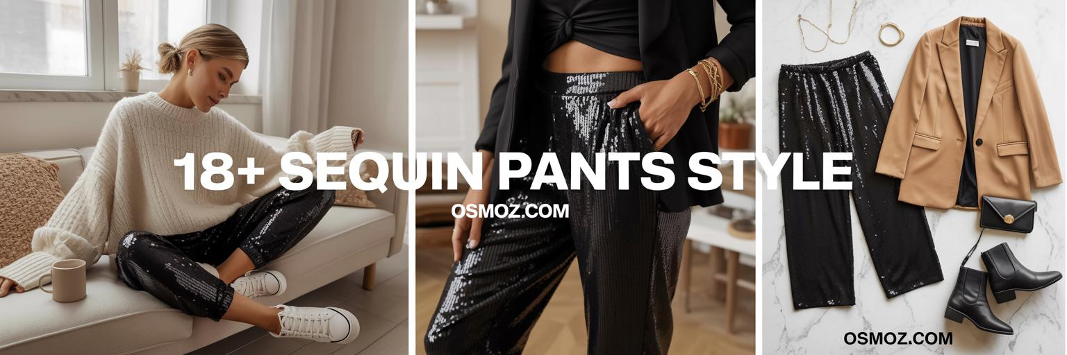 18+ Black Sequin Pants Outfit Ideas for Every Occasion
