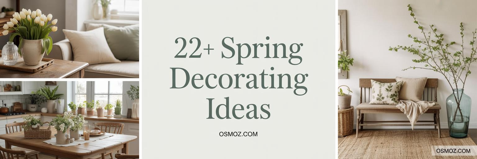 22+ Spring Decorating Ideas For The Home With Soft Light And Natural Textures

