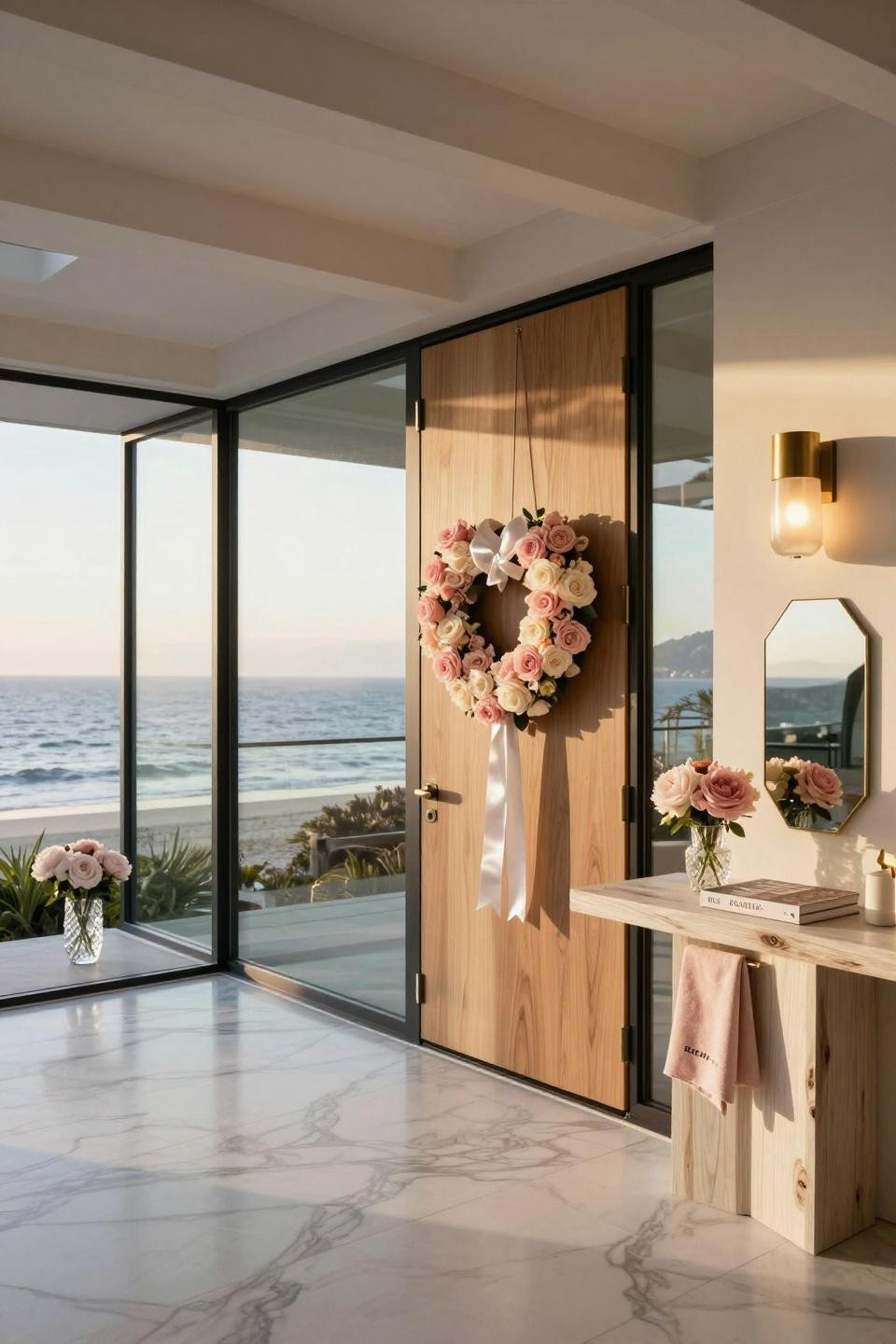 Easter door hangers reimagined as luxury spring installation