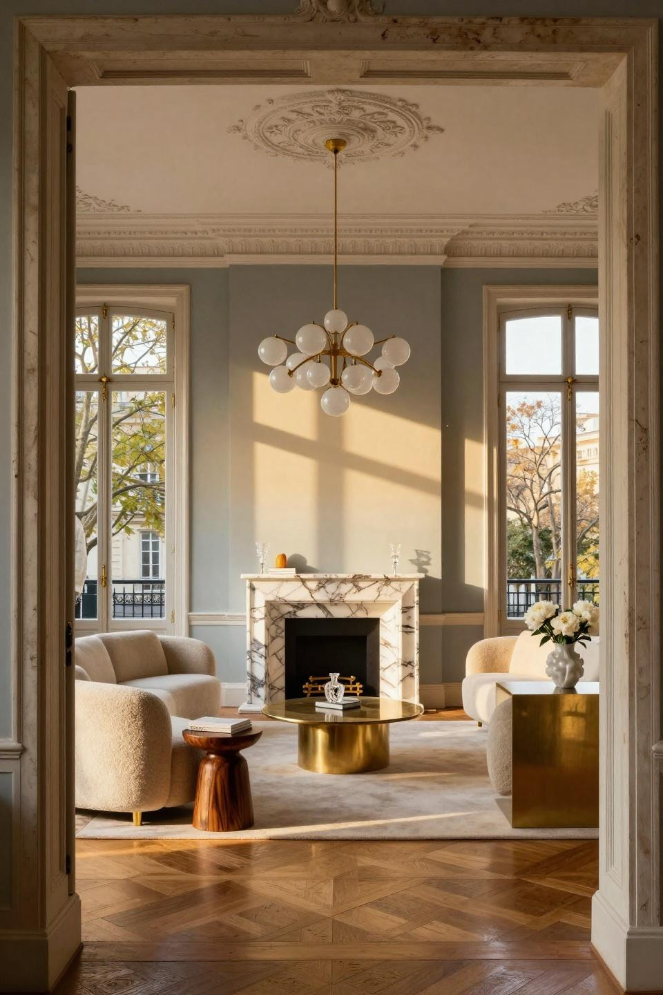 Best paint colors for living room with custom ombre gradient treatment