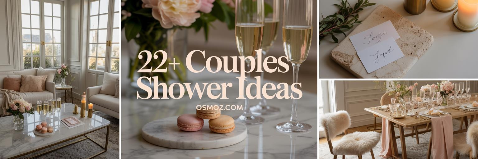 22+ Couples Shower Ideas for Elegant Celebrations at Home
