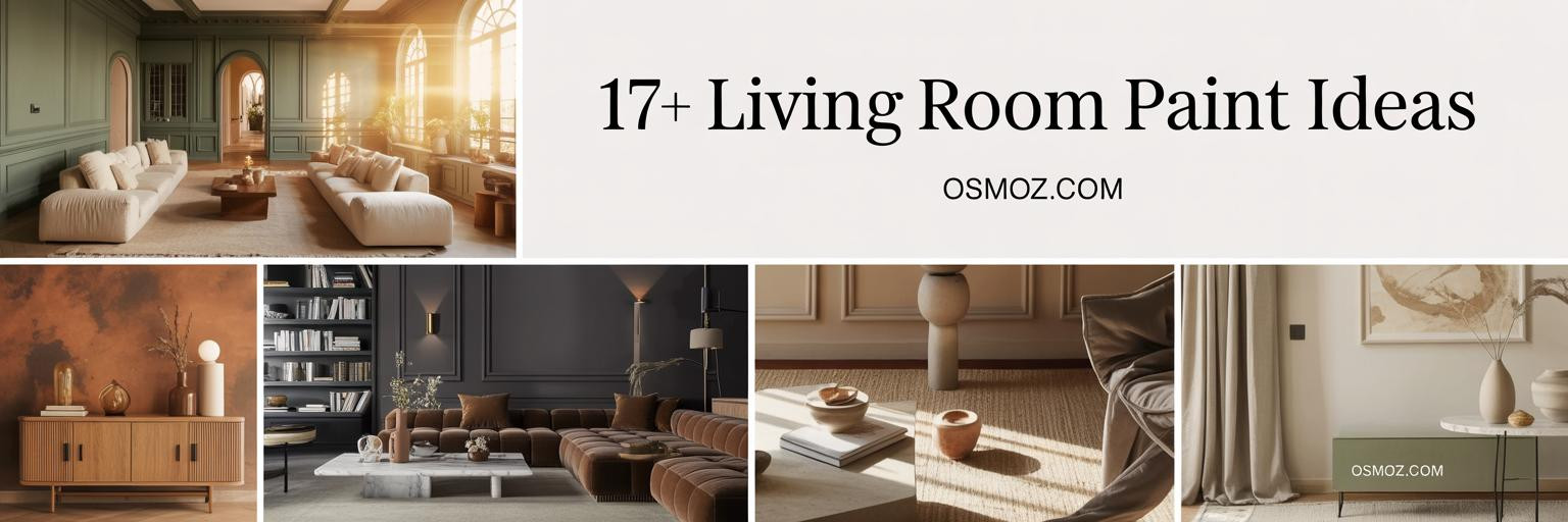 17+ Living Room Paint Color Ideas for Layered, Light-Filled Interiors