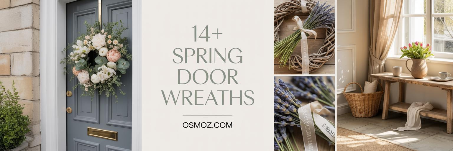 14+ Spring Wreath for Front Door Ideas Full of Light and Bloom
