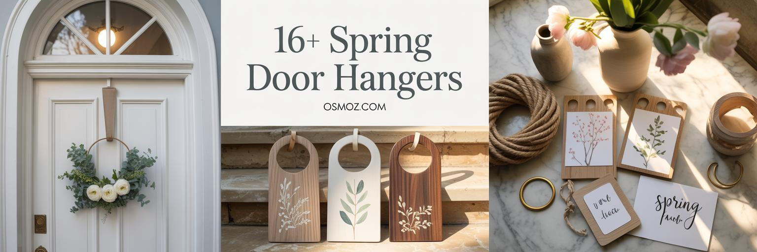 16+ Spring Door Hangers That Bring Life to Your Entry
