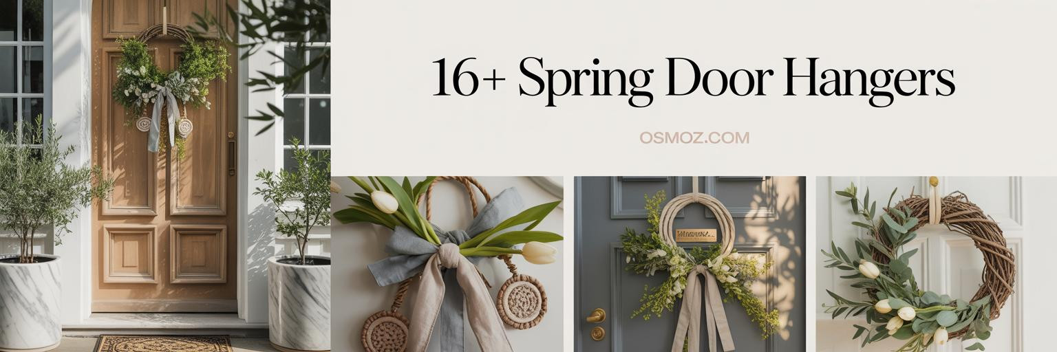 16+ Spring Door Hangers That Elevate Your Entryway
