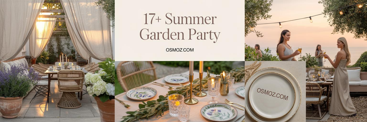 17+ Summer Garden Party Decorations for Coastal Elegance
