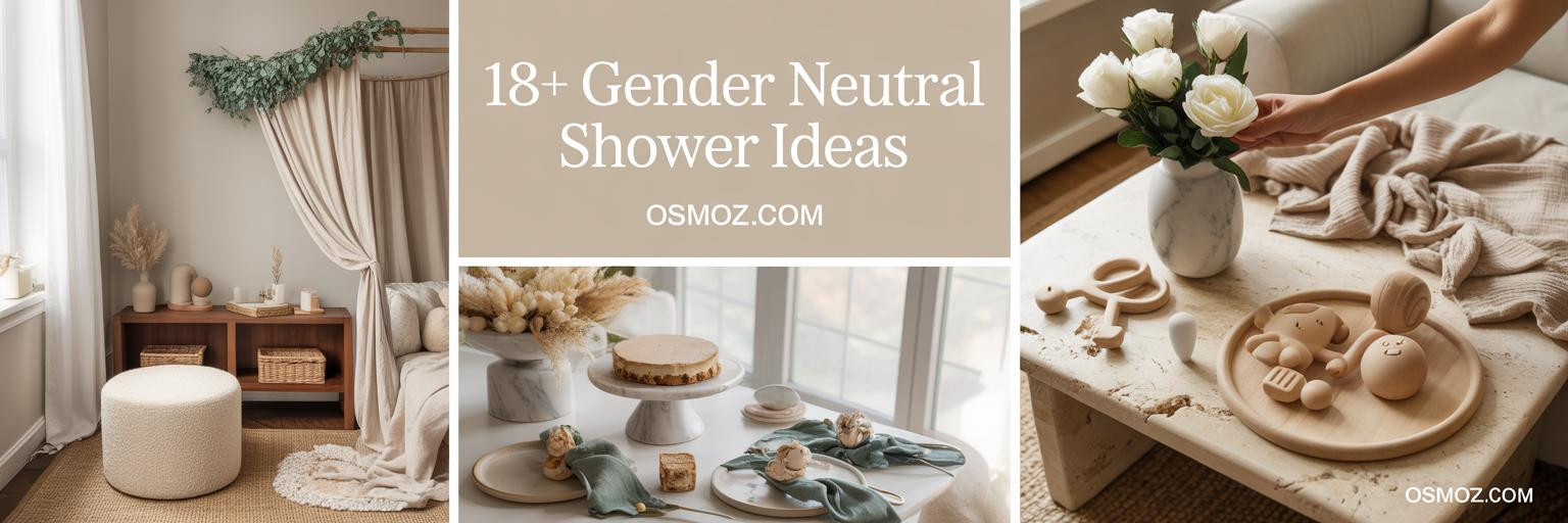 18+ Gender Neutral Baby Shower Ideas for Soft, Timeless Spaces
