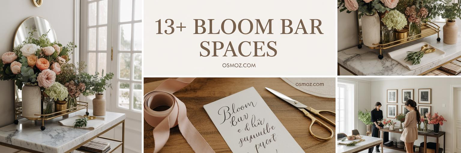 13+ Bloom Bar Spaces That Redefine Floral Luxury
