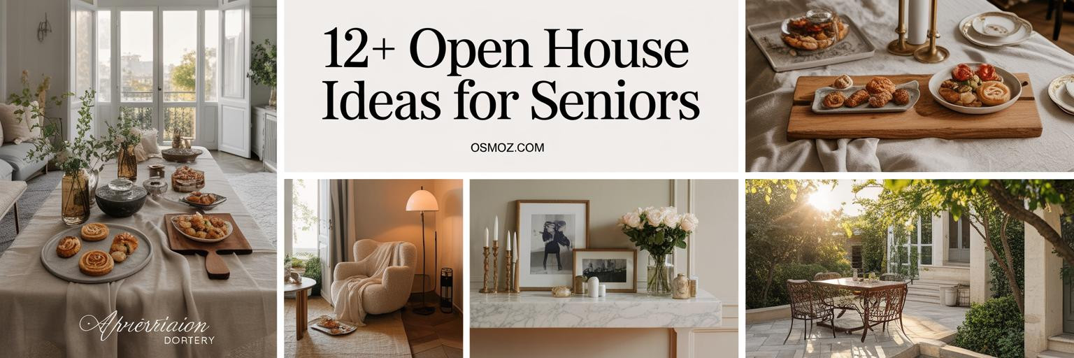 12+ Open House Ideas for Seniors Wrapped in Quiet Elegance
