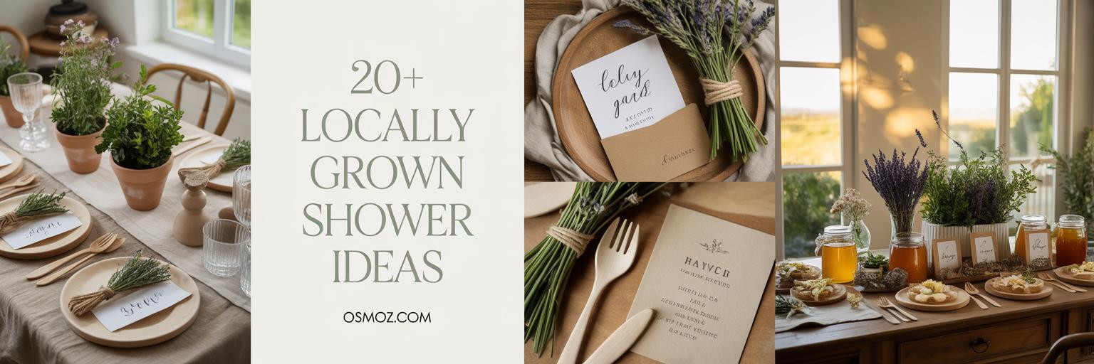 20+ Locally Grown Baby Shower Theme Ideas in Natural Light
