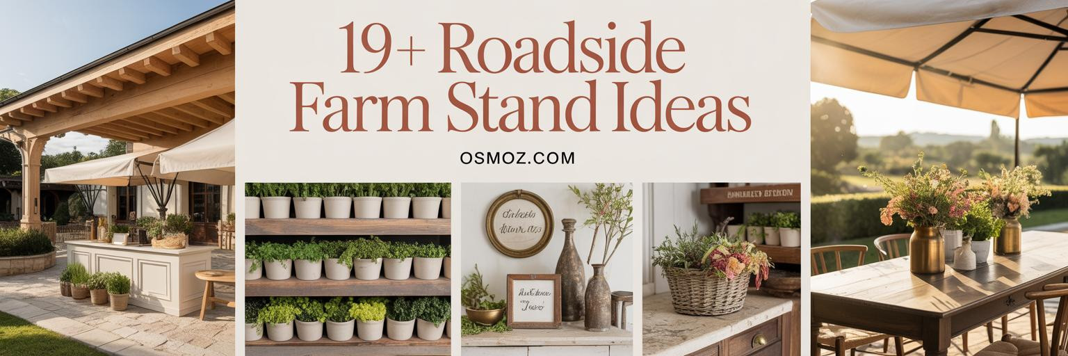 19+ Roadside Farm Stand Ideas for Elegant Outdoor Retail
