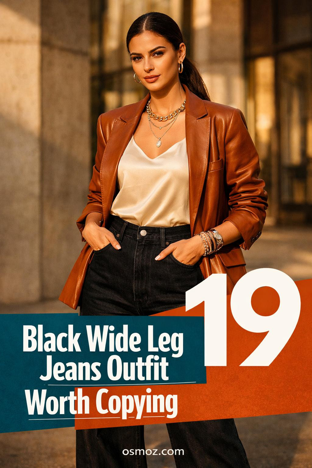 25+ Chic Black Wide Leg Jeans Outfits to Wear Now
