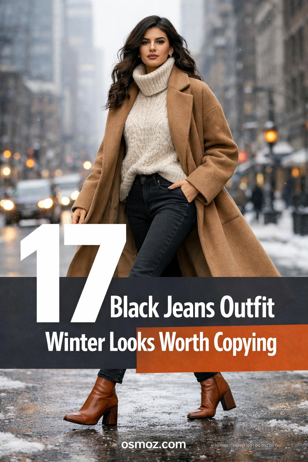 17+ Black Jeans Outfits That Make Winter Dressing Easy
