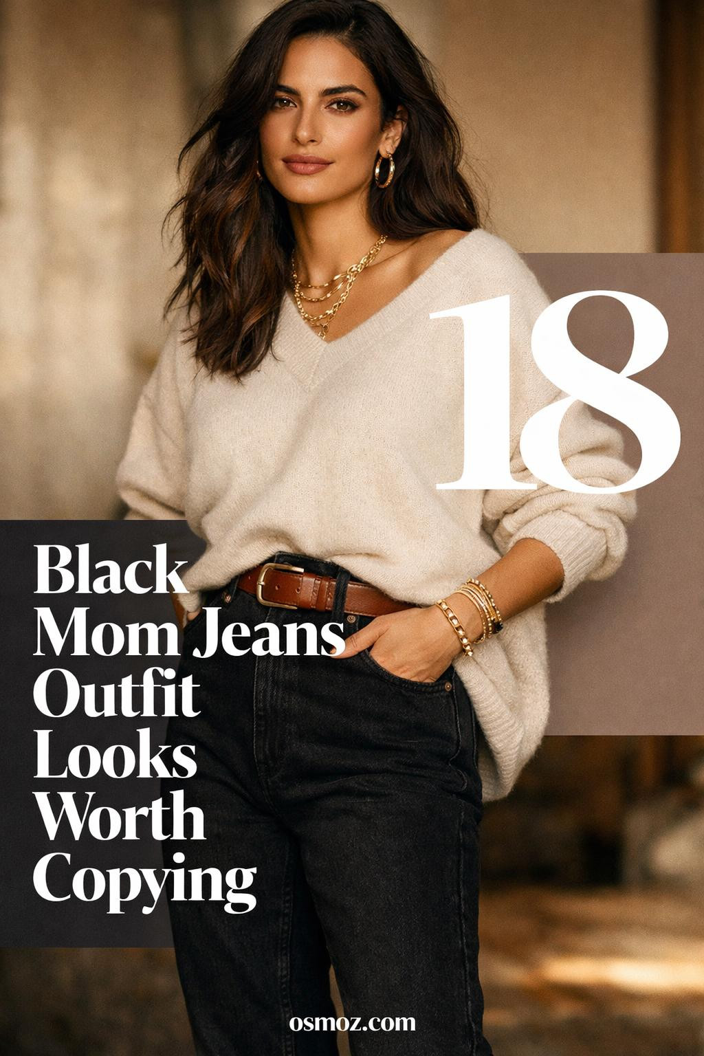 18+ Black Mom Jeans Outfits That Feel Effortlessly Chic
