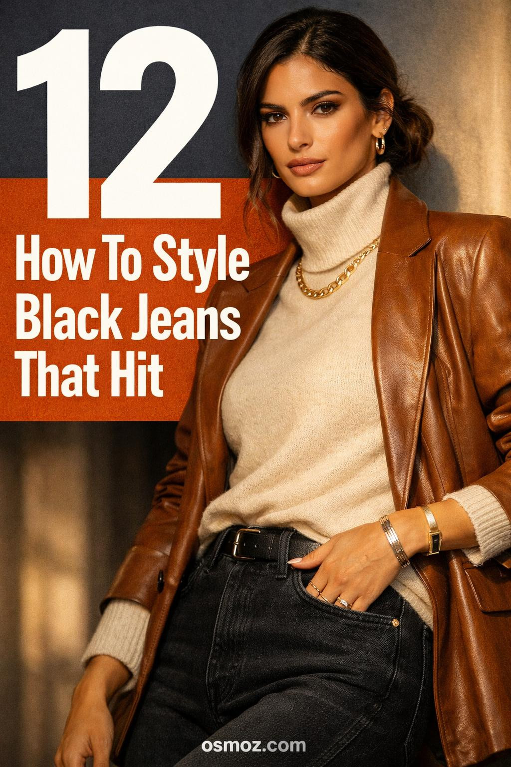 12+ Fresh Ways to Style Black Jeans This Season
