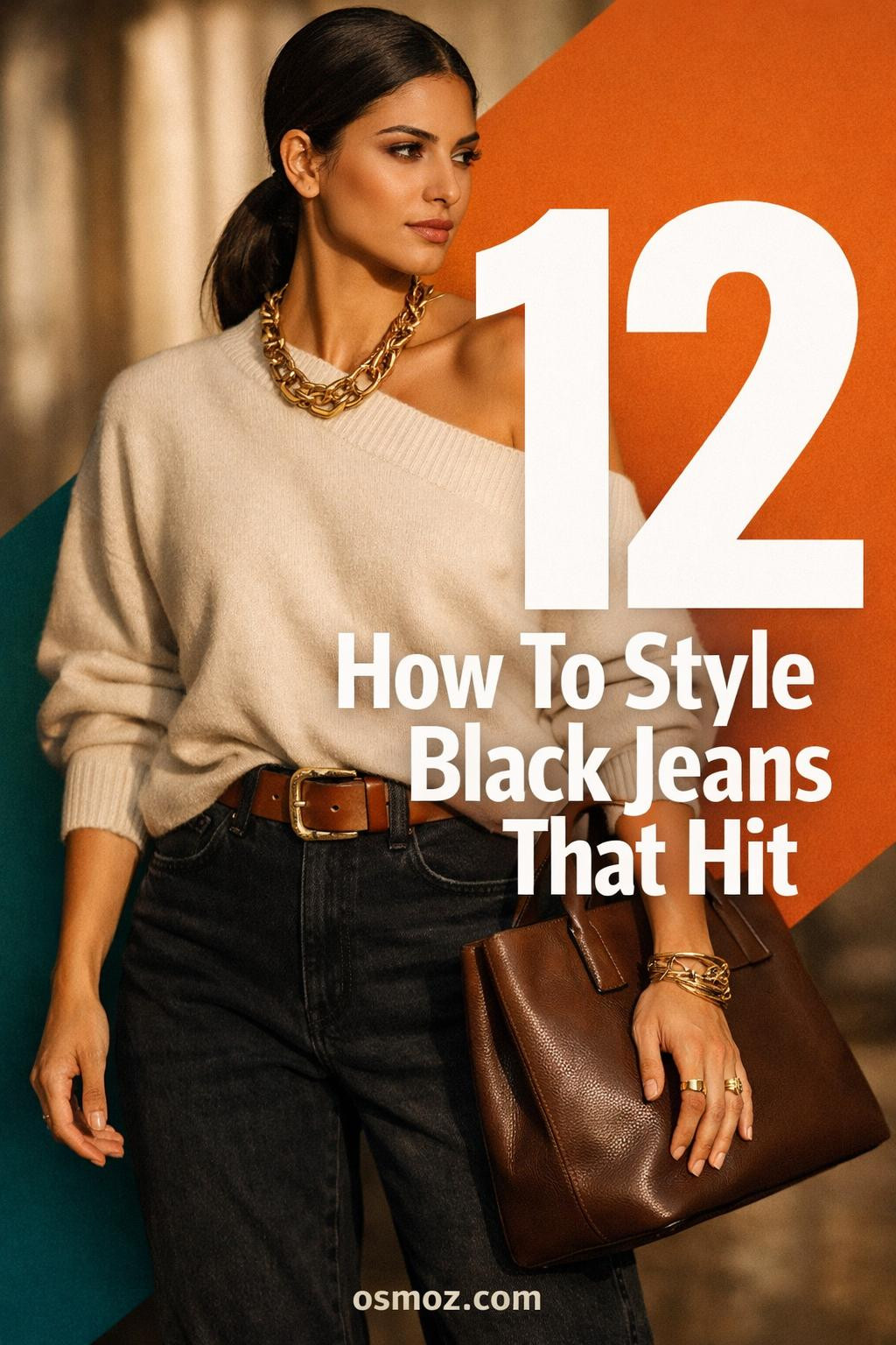 12+ Fresh Ways to Style Black Jeans This Season
