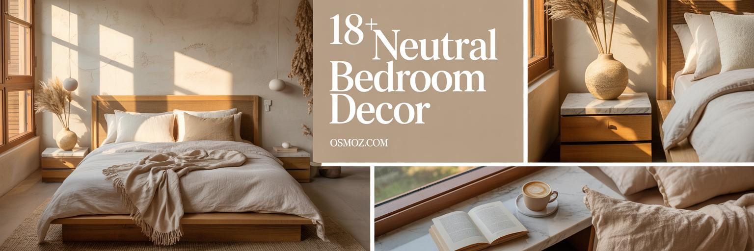 18+ Neutral Bedroom Decor Ideas That Feel Like Morning Light
