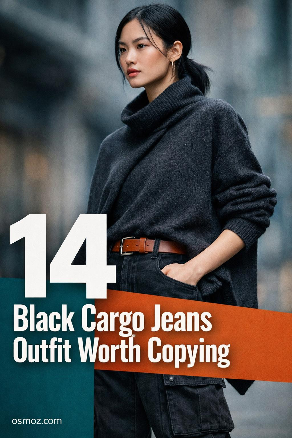 14+ Chic Black Cargo Jeans Outfits for Effortless Style
