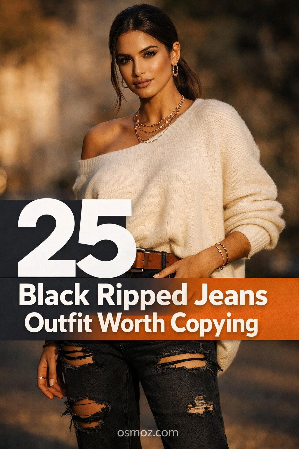 25+ Black Ripped Jeans Outfits That Feel Effortless
