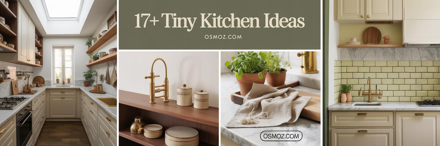 17+ Tiny Kitchen Ideas on a Budget That Breathe Light Into Small Spaces
