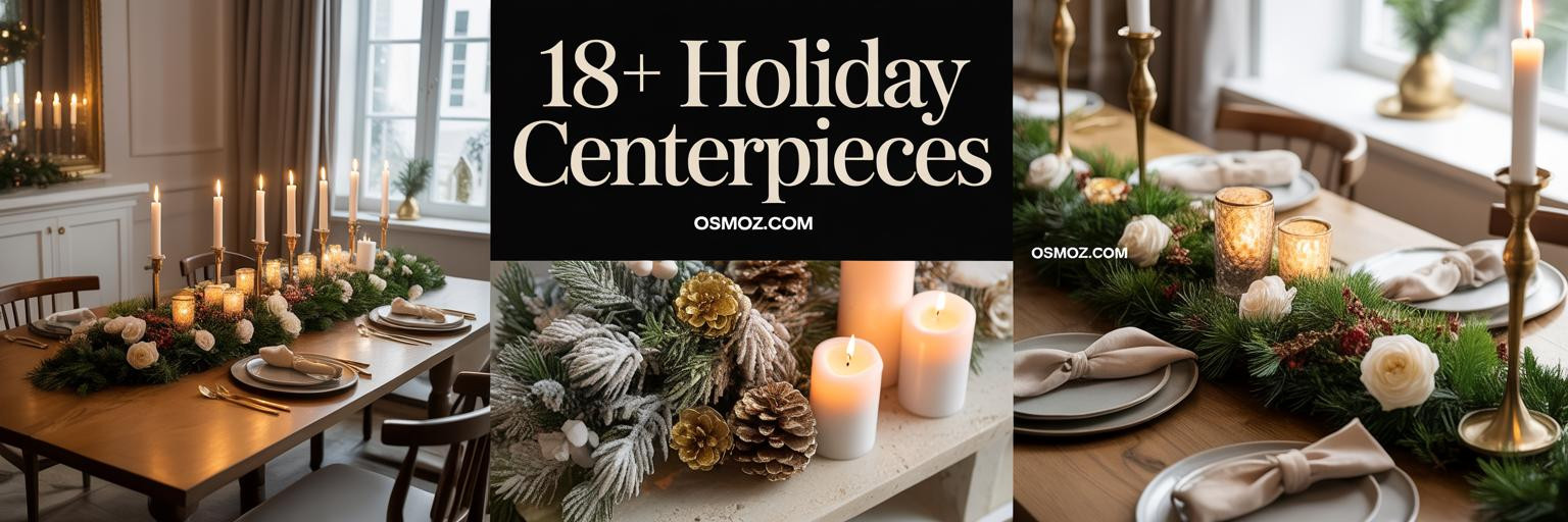 18+ Holiday Centerpieces for Tables That Elevate Christmas Dining
