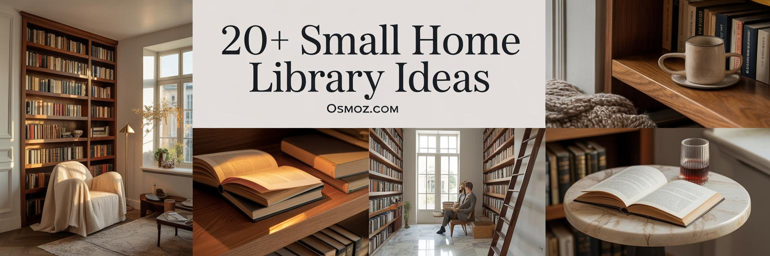 20+ Small Home Library Ideas for Intimate Reading Spaces
