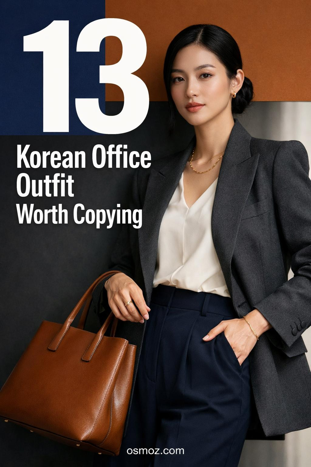 13+ Korean Office Outfits That Feel Polished Yet Modern
