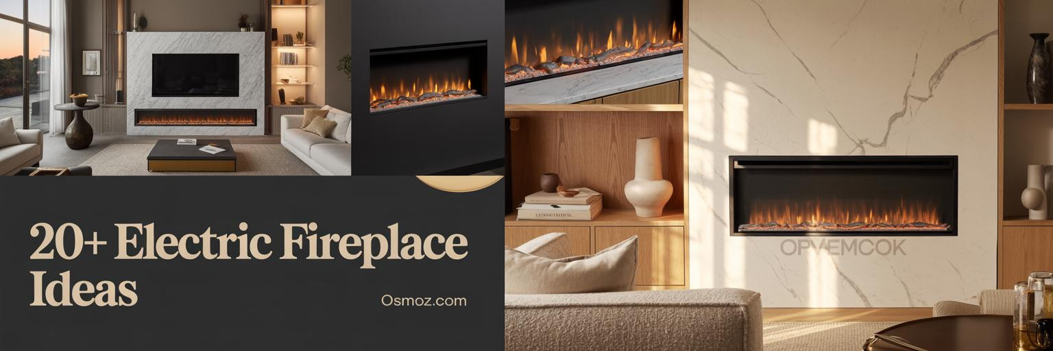 20+ Electric Fireplace Ideas That Frame the Living Room in Warmth
