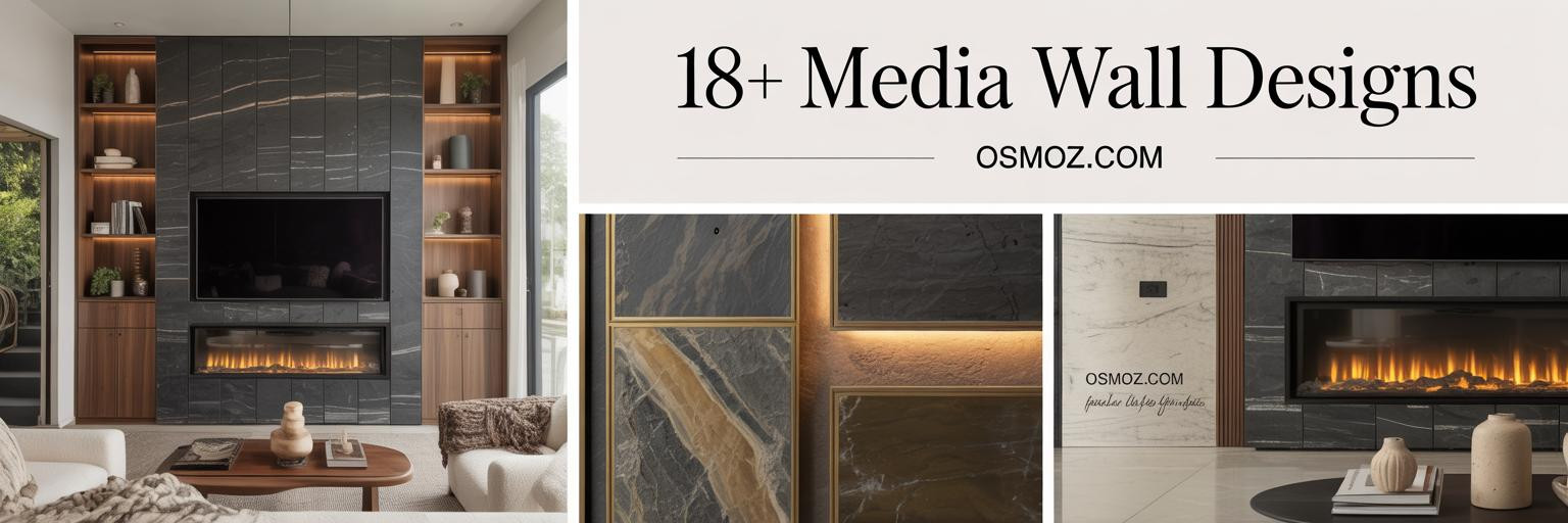 18+ Media Wall With Fireplace And Tv Designs That Anchor Modern Living Spaces
