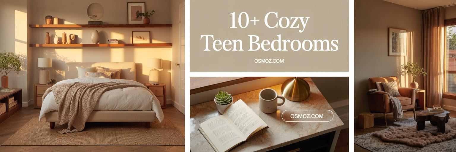 10+ Cozy Teen Bedroom Ideas with Warm Light and Texture
