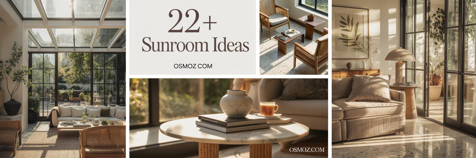 22+ Sunroom Ideas With Glass Walls and Natural Light
