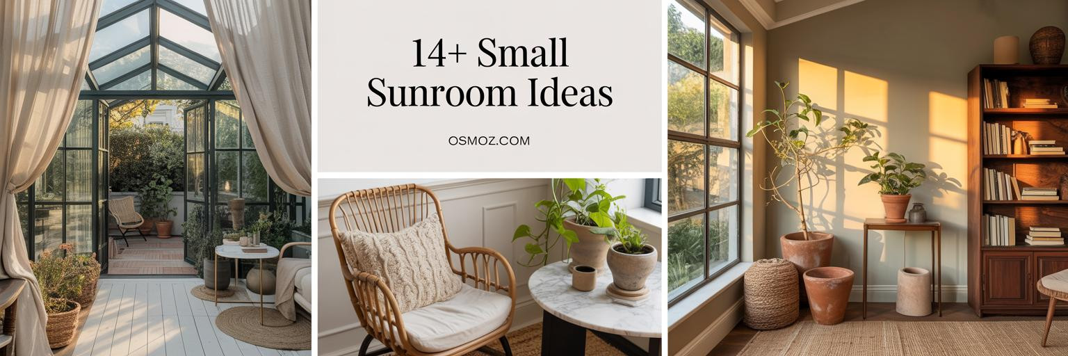 14+ Small Sunroom Ideas for Light-Filled Botanical Retreats
